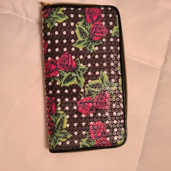 Betty Johnson sequin wallet!! GORGEOUS - Picture 5 of 6